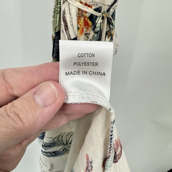 NEW XENIA BOUTIQUE maxi dress sleeveless slit sundress floral belt colorful 8 - Picture 10 of 10